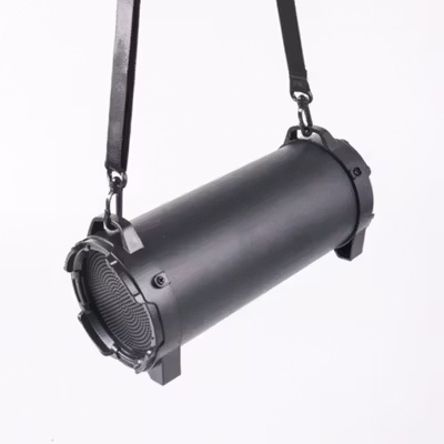 Smalody Outdoor Portable Bluetooth Speaker Boombox with Strap - SL-10 - Black — gambar 3