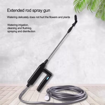 TaffHOME Stik Sprayer Elektrik Ergonomic Handle Adjustable Nozzle - BO74 - Black — gambar 3