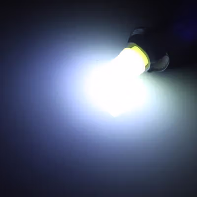 LuxStar Lampu Sein Mobil LED T10/W5W/194/168 Cool White 10W 2PCS - White — gambar 3