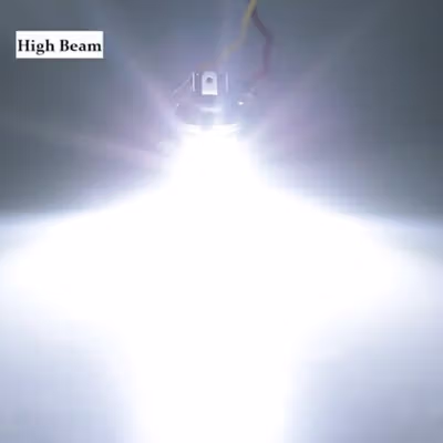 Urbanroad Lampu Depan Motor Headlamp LED HS1 H4 6W Cool White 1 PCS - Silver — gambar 3