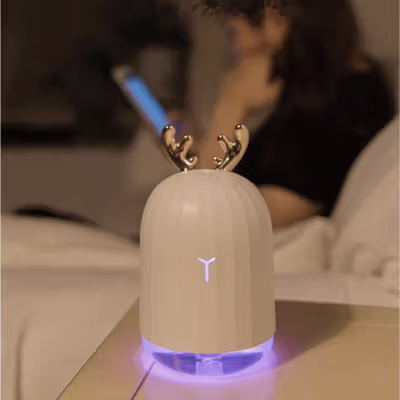 3LIFE Air Humidifier Pelembab Udara Aromatherapy 220ml - 3Life-318 - Pink — gambar 3