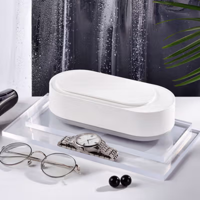 EraClean Mesin Pembersih Perhiasan Ultrasonic Sterilizer Box 270ml 15W - GA01 - White — gambar 3