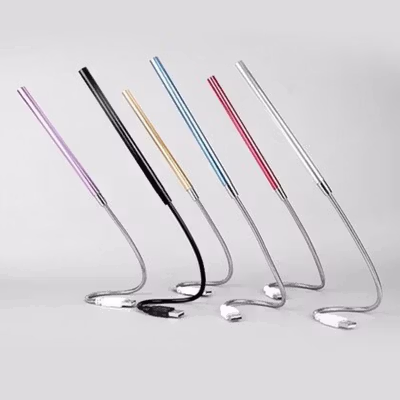 Ammtoo Lampu Baca LED Reading Lamp USB Adjustable Cool White 5V 1W - T2A - Black — gambar 3
