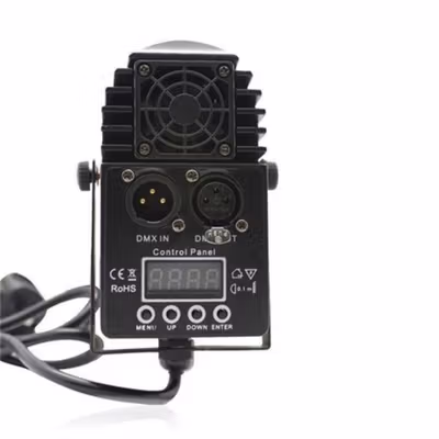 Illumsolid Lampu Sorot LED Spotlight RGB EU Plug DMX512 240V 30W - YS-P01 - Black — gambar 3