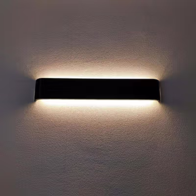 TaffLED Lampu Dinding Hias Minimalis LED Wall Lamp Aluminium 12W Warm White - B1001 - Warm White — gambar 3