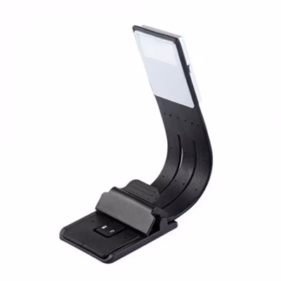 Lampu Baca Mini LED Detachable Clip Reading Lamp 3 Color 3000-6000K 3W - KD-20 - Black — gambar 3