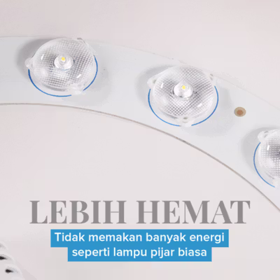 MARPOU Lampu Plafon LED Ceiling Light Natural White 18W 30x30x5cm - MA18 - White — gambar 3