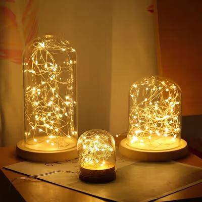 OKAL Lampu Hias String Lights Fairy Battery Box Waterproof 100 LED 10M - G3 - Warm White — gambar 3