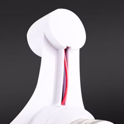 TaffLED Fitting Lampu Bohlam Studio LED Minimalis Cabang 3 E27 220V - HU-350 - White — gambar 3