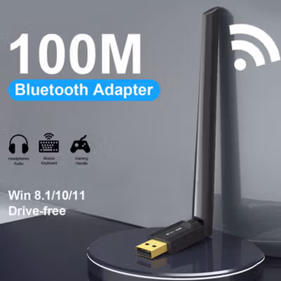 Eppfun USB Bluetooth Adapter 5.3 Receiver Transmitter Wireless 100M - EP10 - Black — gambar 3
