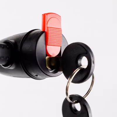 TaffGUARD Kunci Gembok Sepeda Kabel Waterproof Flexible 80cm - GT88 - Black — gambar 3