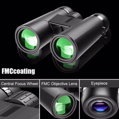 APEXEL Teropong Berburu Binoculars Compact Zoom 10x42mm - APL-RB10X42 - Black — gambar 3