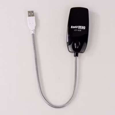 TaffLED Goodland Lampu Baca LED USB Mini Fleksible Cool White 1.5W 28 Led - LZY-028 - Black — gambar 3
