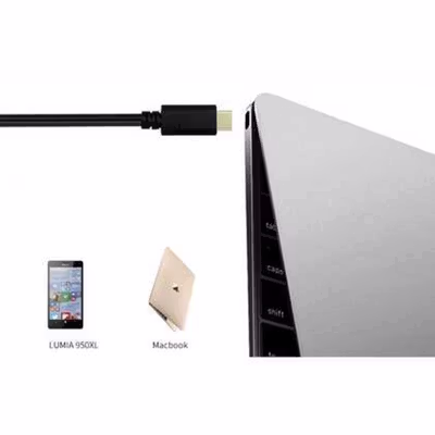 CHAOH Kabel Konverter USB Type C to HDMI 4K 17cm - MM142 - Black — gambar 3