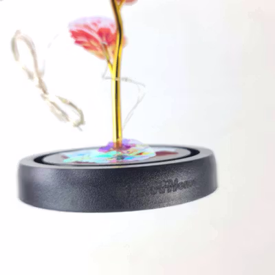 TaffHOME Lampu Meja Hias LED Illumination Rose Colorful Light - AC03 - Red — gambar 3