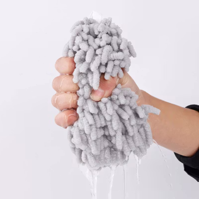 Beeinch Lap Tangan Gantung Kamar Mandi Ball Hand Wipes High Absorption - BE2 - Gray — gambar 3