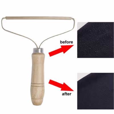 MELTSET Fuzz Trimmer Lint Remover Penghilang Bulu Serat Kain - CV8805 - No Color — gambar 3