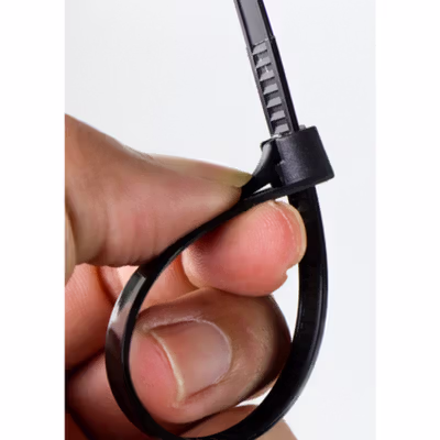 TaffGUARD Kabel Ties Zip Cable Organizer Reusable 8x250mm 100 PCS - NL816 - Black — gambar 3