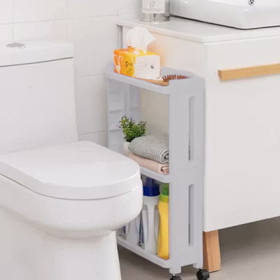 BNBS Rak Laci Tingkat Dapur Kitchen Storage Rack 3 - BN-2713 / BN-2714 - Gray — gambar 3
