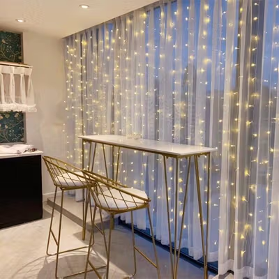 ANBLUB Lampu Hias String Light Tumblr Gorden 6000K 300 LED 5V 3x3M - S-04 - White — gambar 3