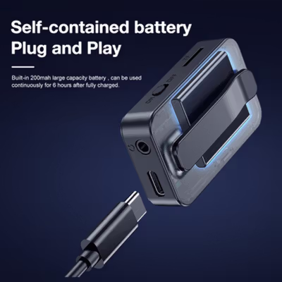 VIKEFON Bluetooth Receiver Audio Camera Controller 200mAh - C33 - Black — gambar 3
