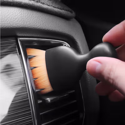 ATO Kuas Pembersih Interior Mobil Dust Removal Brush - MQ1 - Black — gambar 3