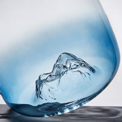 LENG SHUI HU Teko Pitcher Teh Jus Borosilicate Glass 1.8L with 2 Cup - YS-6338 - Transparent — gambar 3