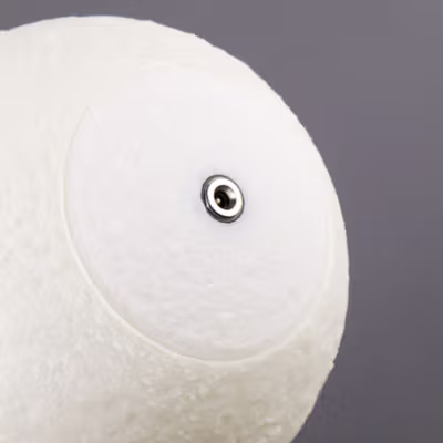 TaffLED Lampu Tidur Bulan 3D Moon Night Light Lamp Rechargeable 12cm - ROX-05 - No Color — gambar 3