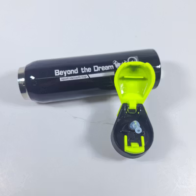 BAOWENBEI Botol Minum Tumbler Termos Air Panas Dingin Stainless 500ml - A1A0 - Black — gambar 3