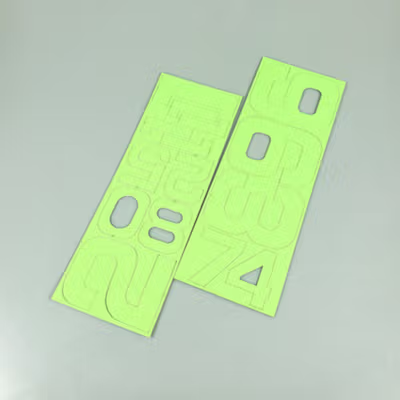 TaffHOME Jam Dinding Besar DIY Glow in The Dark 90-100cm - JM-03 - No Color — gambar 3