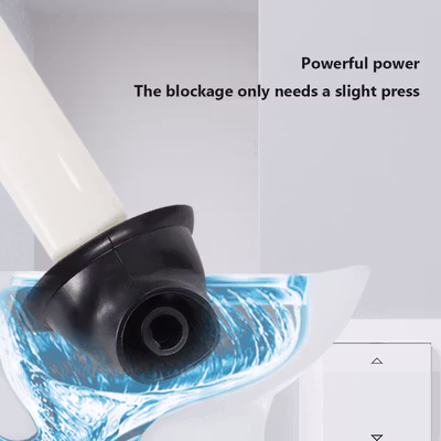 Auger Alat Sedot WC Pompa Tembak Saluran Wastafel Plunger 3in1 - PPT-SW00 - White — gambar 3
