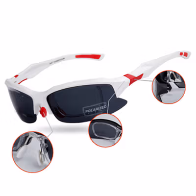 OBAOLAY Kacamata Sepeda Polarized Sunglasses UV400 - SP0879 - Black — gambar 3