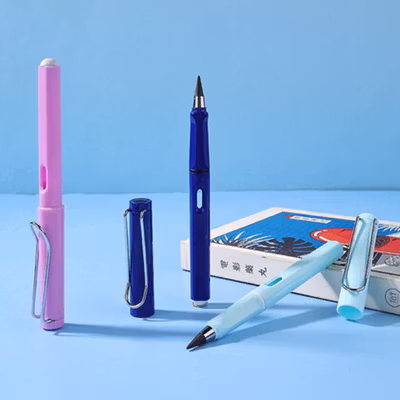DotDing Pensil Tanpa Batas Abadi Eternal Pencil - H215 - Blue — gambar 3