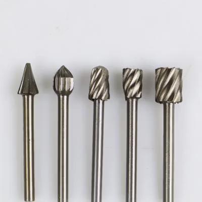 Taffware Mata Bor Tungsten Carbide Cone Spiral Bits 10 PCS - GJ0106 - Silver — gambar 3