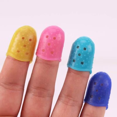 DLW Pelindung Jari Gitar Silicone Fingertip Protector 5 PCS - DLW-05 - Multi-Color — gambar 3