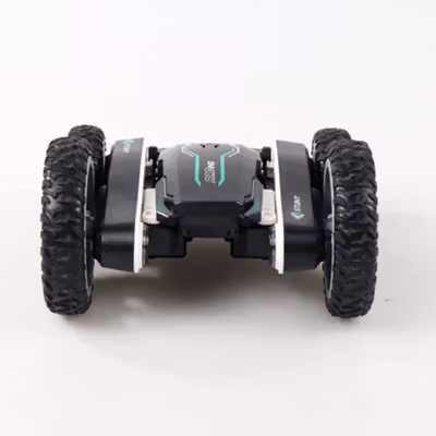 Vortex Remote Control Stunt Car LED 360 Degree Flip 4WD 2.4G - 838A - Black — gambar 3
