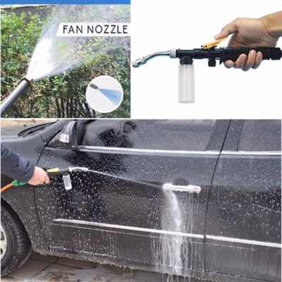 BOWEI Nozzle Gun Semprotan Air Sabun Cuci Mobil Tanaman 62 cm - RK-S4H1 - Black — gambar 3
