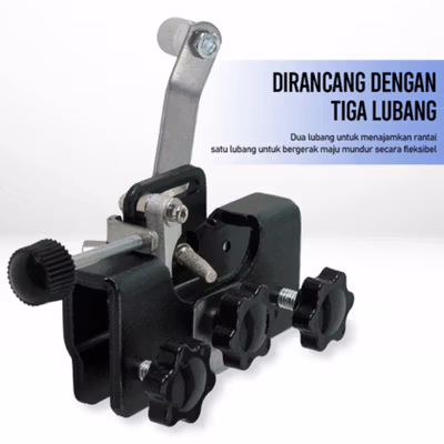 KUNLI Pengasah Rantai Gergaji Electric Chainsaw Sharpeners - KN3 - Black — gambar 3