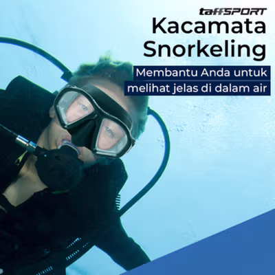 TaffSPORT ZACRO Kacamata Selam Scuba Diving Snorkeling - M24 - Black — gambar 3