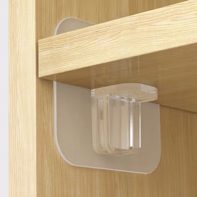 AK Gantungan Dinding Tempel Rak Ambalan Strong Adhesive Hook 4 PCS - A-6CM - Transparent — gambar 3