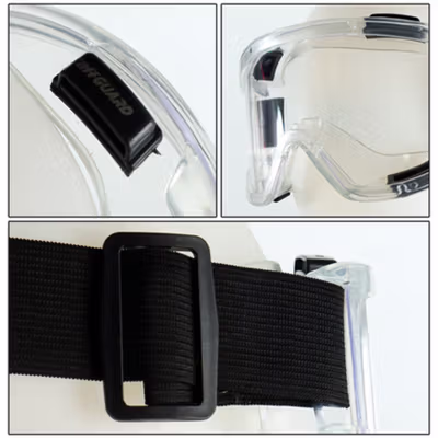 TaffGUARD Kacamata Safety Goggles Work Laboratory Eyewar - ASL-Y - Transparent — gambar 3