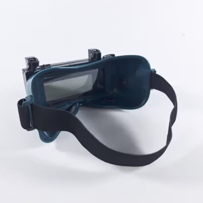 TaffGUARD Kacamata Las Otomatis Auto Darkening Welding Goggles - YZ01 - Black/Green — gambar 3