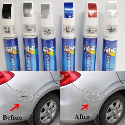 Vieruodis Spidol Penghilang Lecet Cat Mobil Repair Pen 12ml - JT - Silver — gambar 3