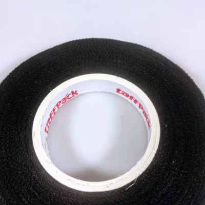 TaffPACK Lakban Kain Pembungkus Kabel Tape Heat Resistant 15M 9mm - TF12 - Black — gambar 3