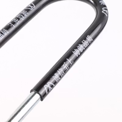 LIANGSHAN HAOHAN Kunci Gembok Sepeda U Lock Baja Tebal 10mm 33.5cm - GU90 - Black — gambar 3