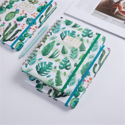 Vichouse Buku Catatan Jurnal Diary Notebook Hard Cover - DJ65 - Green — gambar 3
