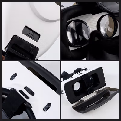 Shinecon VR Box IMAX Giant Screen Virtual Reality Glasses - SC-G06B - Black — gambar 3