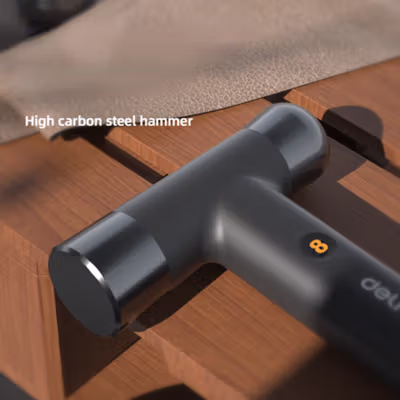 Deli Home Palu Multifungsi Carbon Steel Hammer Head - HT7008 - Black — gambar 3