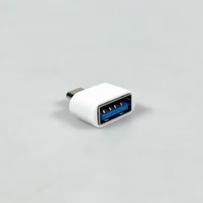 JETTING Mini OTG Adaptor Micro USB ke USB A Female - V8 - White — gambar 3