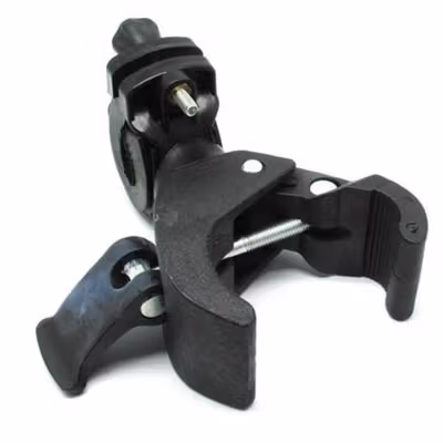 Bracket Holder Senter Setang Sepeda Adjustable Bike Mount - AB-2967 - Black — gambar 3